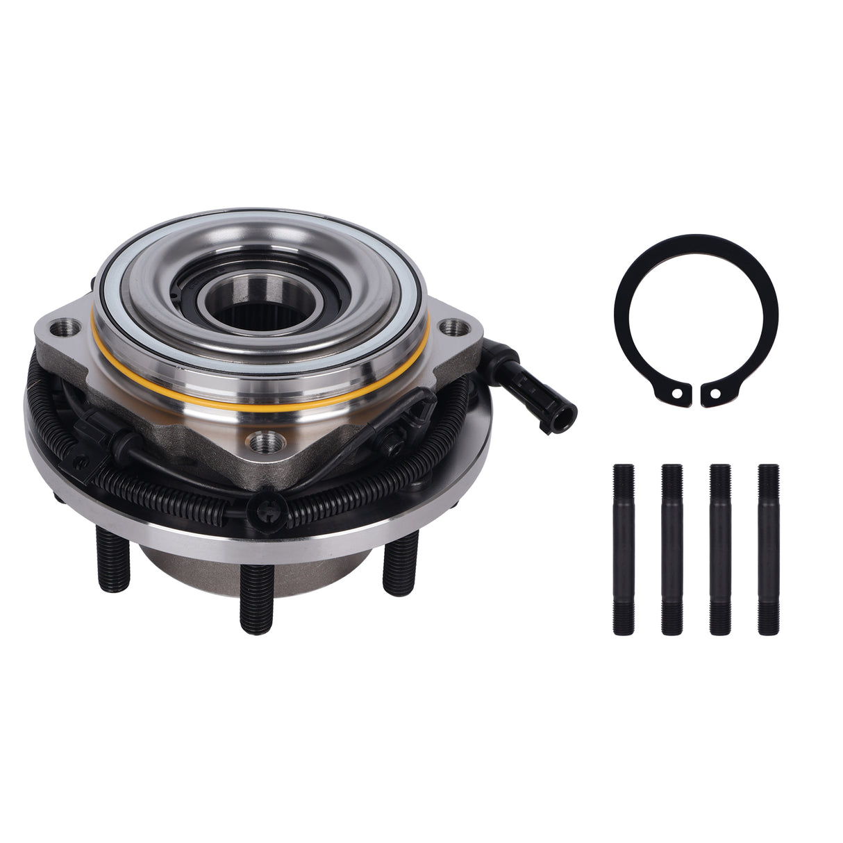 4WD Front Wheel Hub Bearing Assembly for 2005-2009 Ford F-250, 2005-2010 Ford F-350 Super Duty DRW