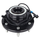 Black E-Coated 4WD Front Wheel Hub Bearing Assembly for 2006-2010 Hummer H3, 2009-2010 H3T