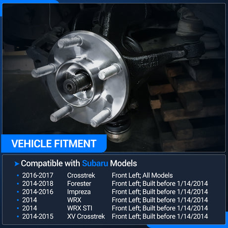 Front Left Steering Knuckle Assembly for 2014-2018 Subaru