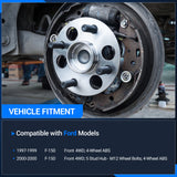 2Pcs 515010 Front Wheel Bearing & Hub Assembly for 1997-2000 Ford F-150 (4WD, 5-Lug w/ABS)