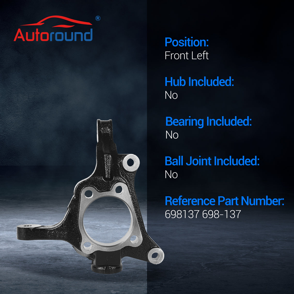 Front Left Steering Knuckle Assembly for 2014-2018 Subaru