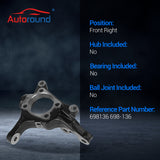 Front Right Steering Knuckle Assembly for 2014-2018 Subaru