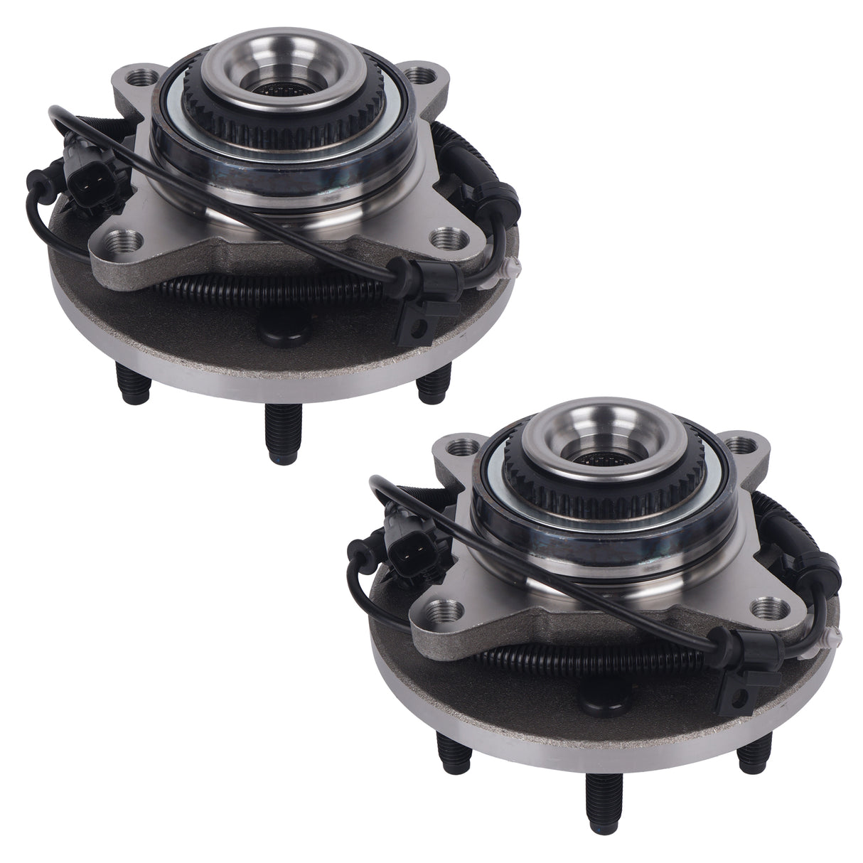 2Pcs 515166 Front Wheel Bearing & Hub Assembly for 2011-2014 Ford F-150 Expedition Navigator 4WD