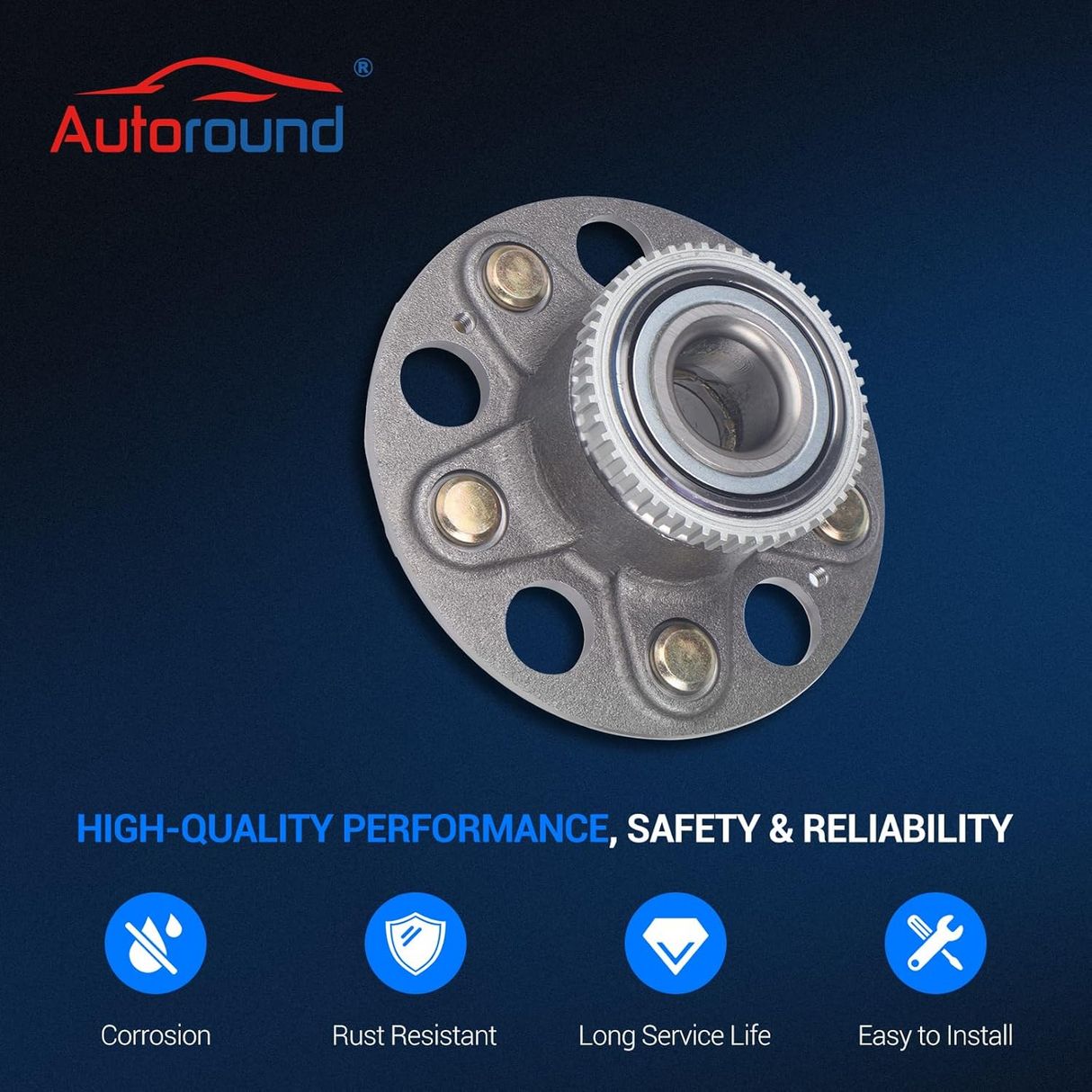 Rear Wheel Hub Bearing Assembly for 1999-2003 Acura TL, 1998-2002 Honda Accord