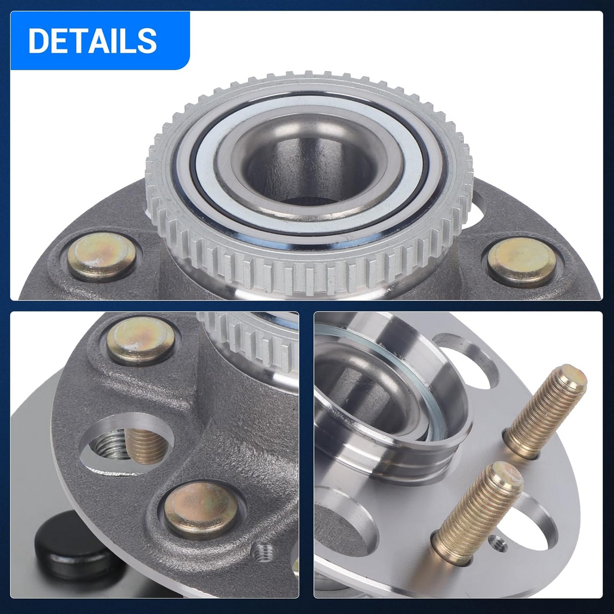 Rear Wheel Hub Bearing Assembly for 1999-2003 Acura TL, 1998-2002 Honda Accord