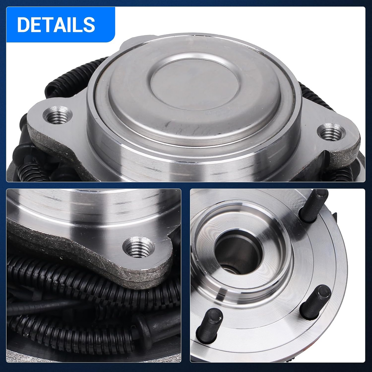 2Pcs Rear Wheel Hub Bearing Assembly for 2008-2012 Dodge/Chrysler, 2009-2012 Volkswagen