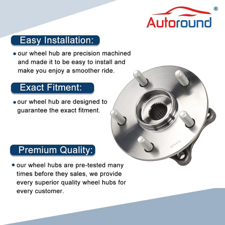 2Pcs Front Wheel Hub Bearing Assembly for 18-22 Toyota Camry/ 2021 Avalon, 21-23 Lexus ES250