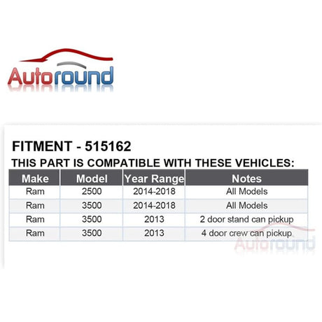 Front Wheel Hub Bearing Assembly for 2013-2018 Ram 2500 3500