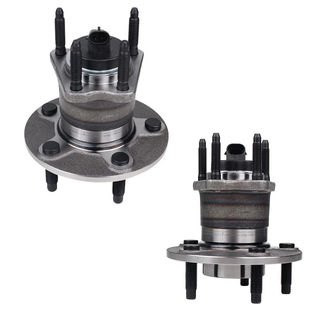 2Pcs Rear Wheel Hub Bearing Assembly for 2004-2012 Chevy, 2005-2010 Pontiac, 2007-2009 Saturn