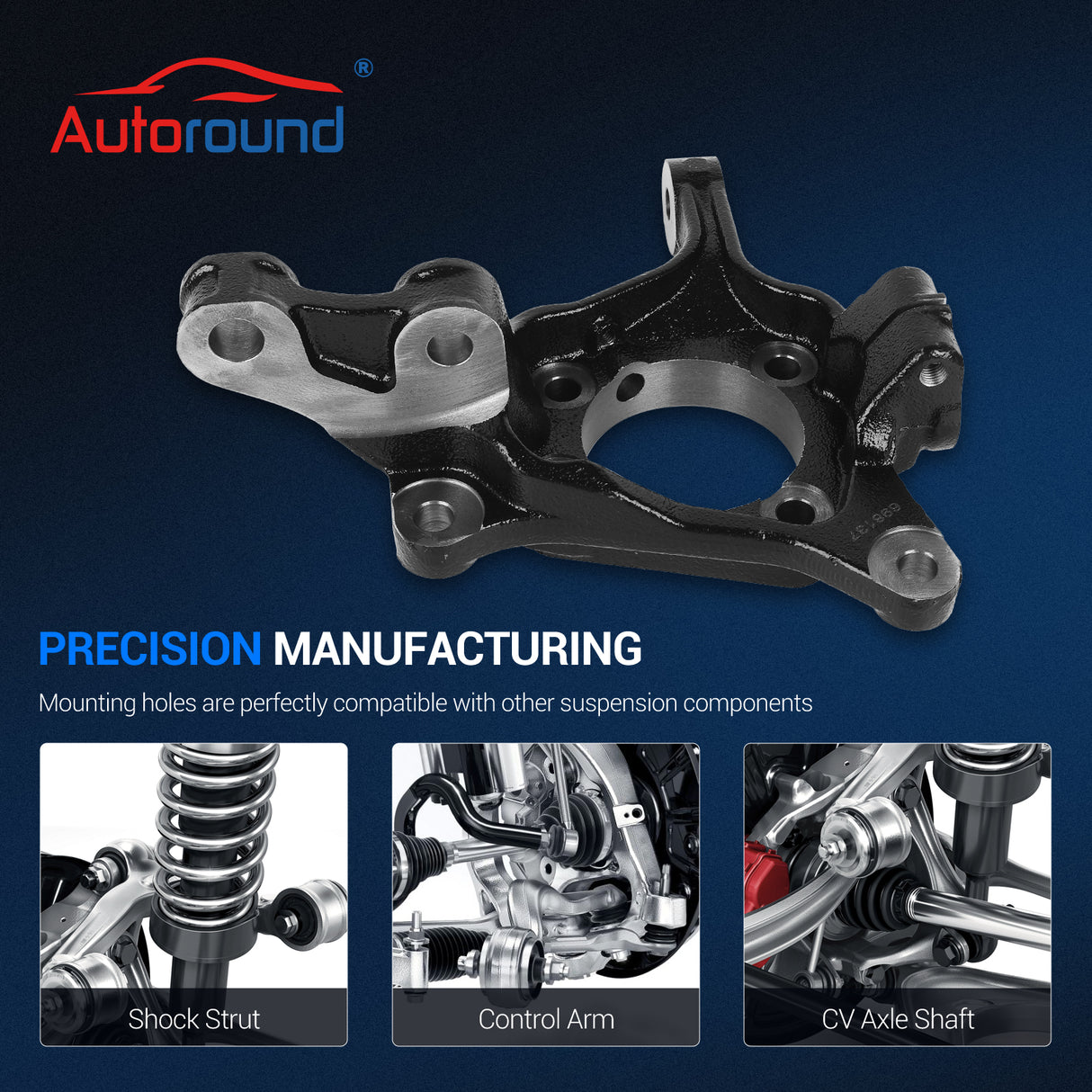 Front Left Steering Knuckle Assembly for 2014-2018 Subaru