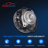 2Pcs 512594 Rear Wheel Bearing & Hub Assembly for 2017-2023 Chrysler Pacifica Voyager (FWD)