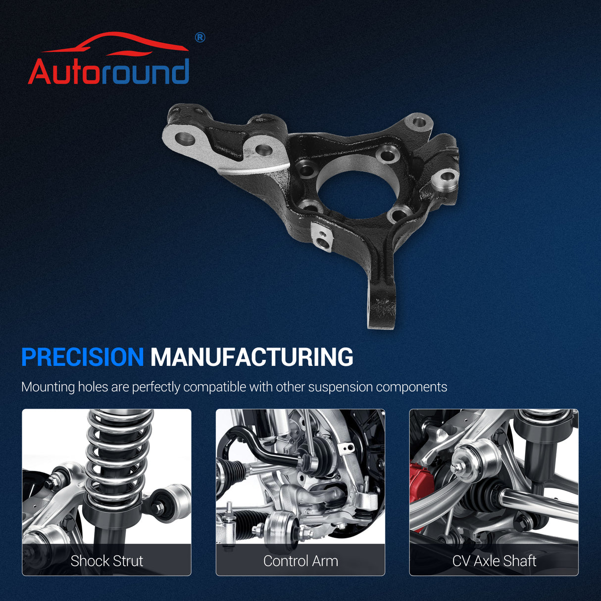 Front Right Steering Knuckle Assembly for 2005-2014 Subaru