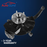 Front Left Steering Knuckle & Hub for 06-12 Ford Fusion, Lincoln, 03-08 Mazda 6, 06-11 Mercury