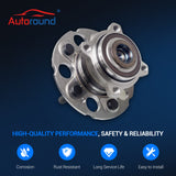 2Pcs 512344 Rear Wheel Bearing Hub Assembly for 2007-2015 Honda CR-V Crosstour (FWD)