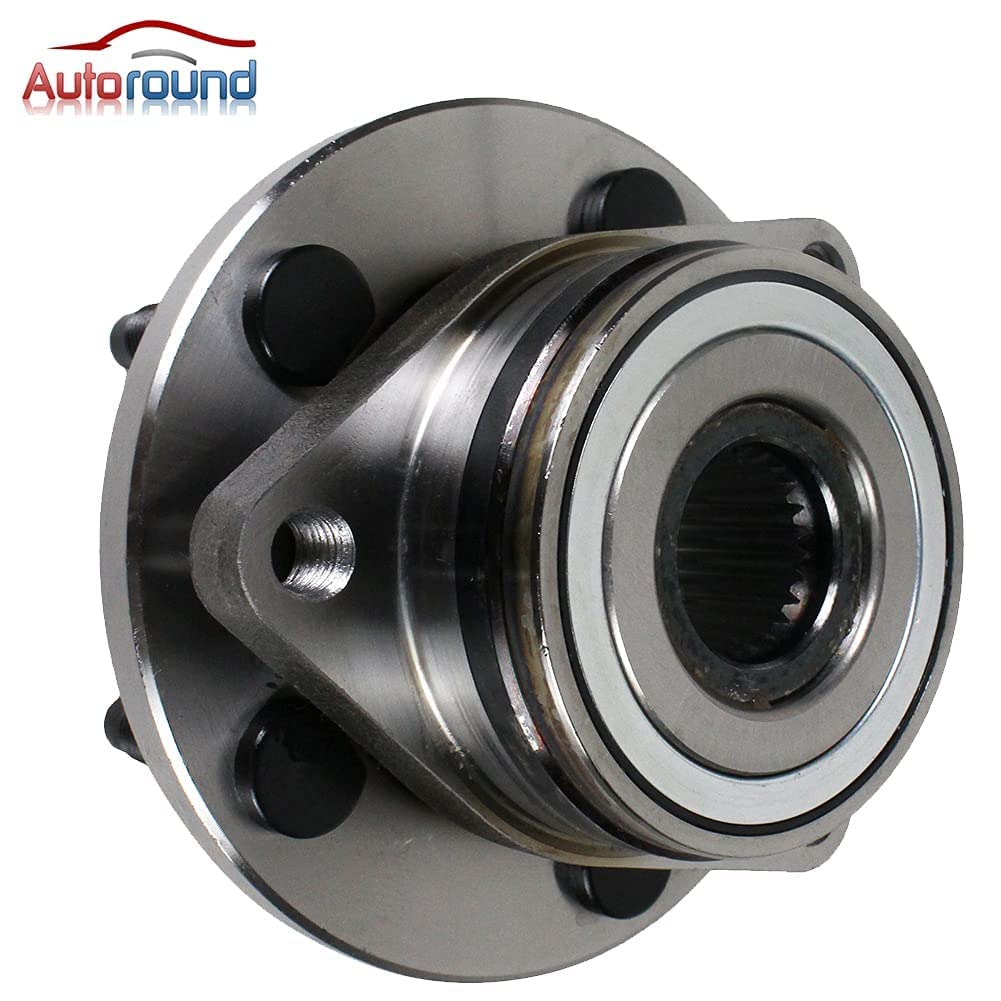 2Pcs Front Wheel Bearing and Hub Assembly