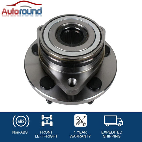 Front Wheel Bearing Hub Assembly for 96-07 Ford, 95-02 Lincoln, 96-05 Mercury