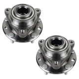 2Pcs Front and Rear Wheel Hub Bearing Assembly for 83-90 Chevy S10, GMC S15 (4WD), 84-96 Corvette, Etc.