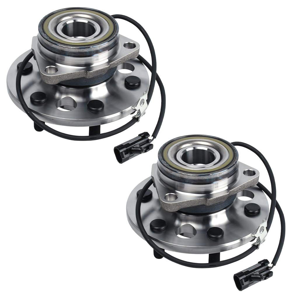 2Pcs Front Wheel Hub Bearing Assembly for 1995 Chevy Tahoe, GMC Yukon, Cadillac Escalade, Etc.