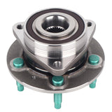 2Pcs Front and Rear Wheel Hub and Bearing Assembly for Various Chevy, Cadillac, and Buick Models