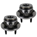 2Pcs Front Wheel Bearing and Hub Assembly