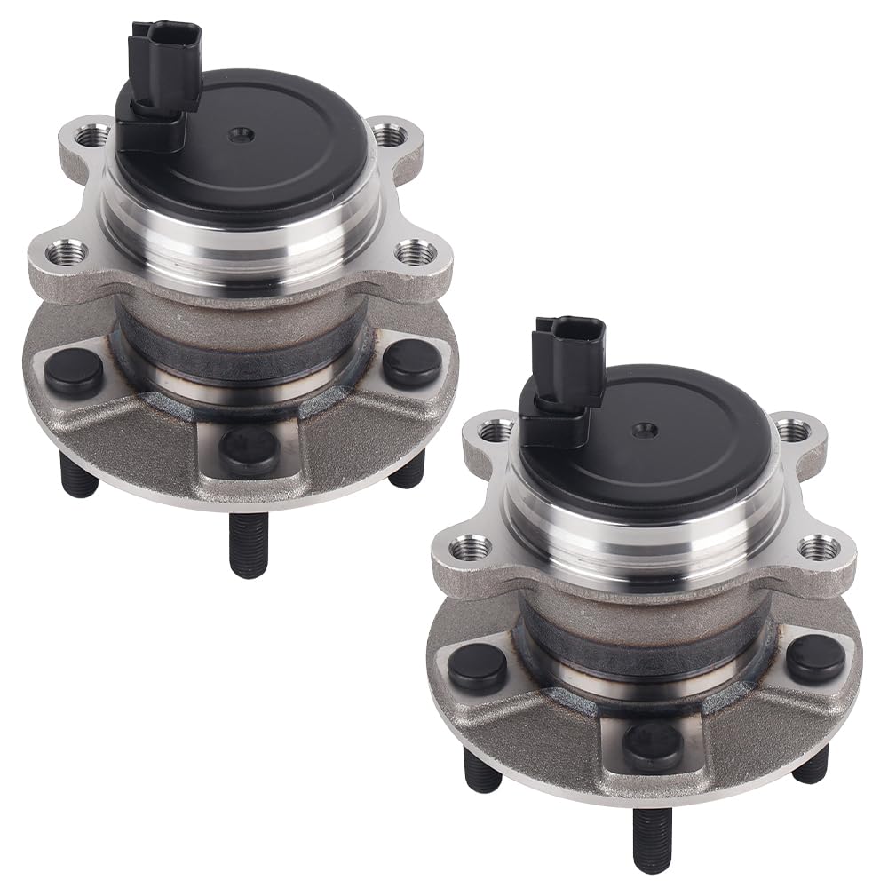 2Pcs Rear Wheel Bearing Hub Assembly for 2012-2018 Ford Focus Without Active Park Assist