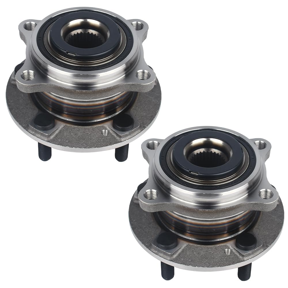 2Pcs Front Wheel Hub Bearing Assembly for 15-19 Hyundai Sonata, 16-21 Tucson, 16-20 Kia Optima, Etc.