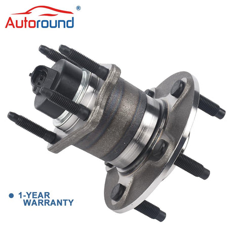 2Pcs Rear Wheel Hub Bearing Assembly for 05-10 Chevy Cobalt, 06-11 HHR, 07-10 Pontiac G5, Etc.