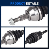 Front Left Driver Side CV Axle Shaft Assembly for 2013-2019 Ford Escape & 2013 Lincoln MKZ
