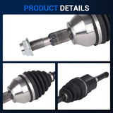 Front Left Driver Side CV Axle Shaft Assembly for 2013-2020 Ford Fusion, 2013-2016 Lincoln MKZ