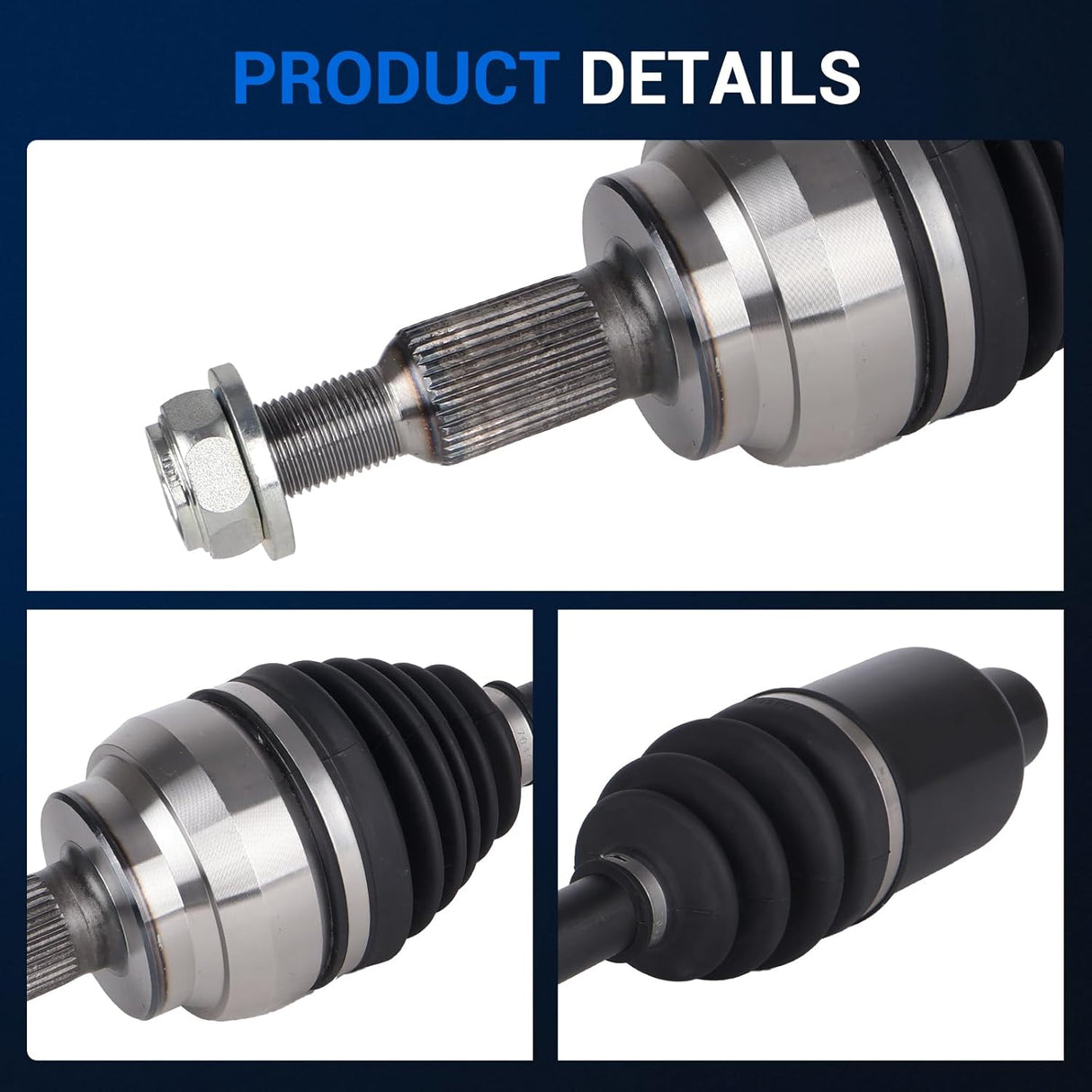 2Pcs Front CV Axle Shaft Assembly for 2002-2011 Dodge Ram 1500