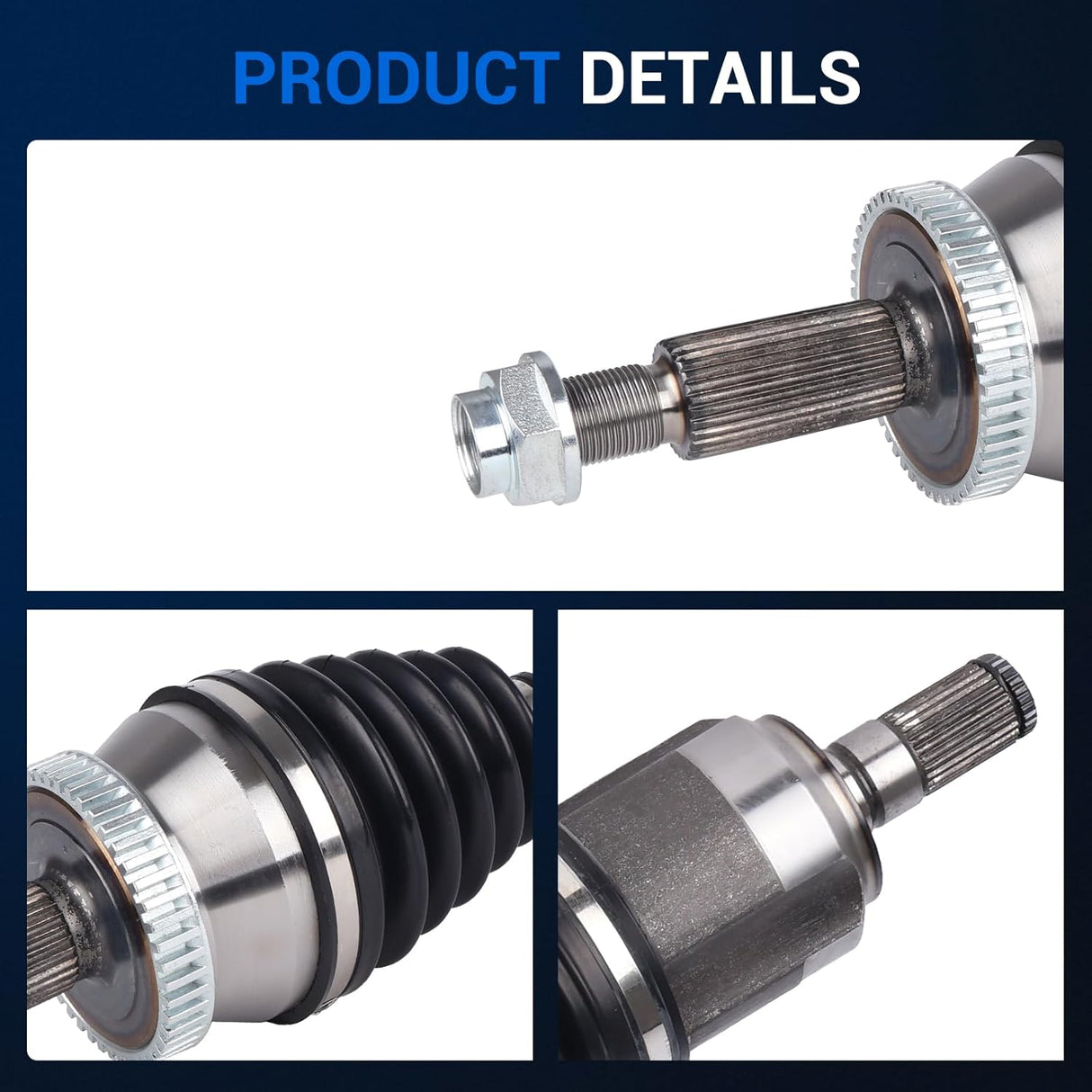 Front CV Axle Assembly for 2015-2019 Hyundai Sonata, 2016-2020 Kia Optima