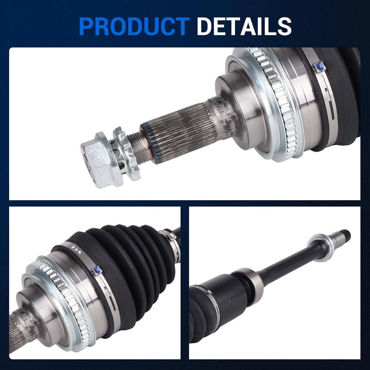 Front Right Passenger Side CV Axle Shaft Assembly for 1997-2001 Lexus, 1997-2003 Toyota