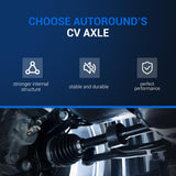 Front Right Passenger Side CV Axle Shaft Assembly for 1997-2001 Lexus, 1997-2003 Toyota