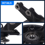 Front Right Passenger Side Steering Knuckle Assembly for 2003-2005 Honda Civic 1.7L L4
