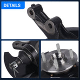 Front Left Steering Knuckle Assembly for 2003-2005 Honda Civic 1.7L L4