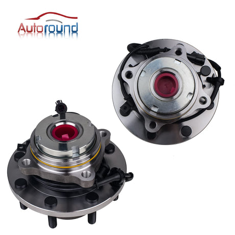 2Pcs Front Wheel Hub Bearing Assembly for 1999-2004 Ford F-250 F-350 F-450 F-550 Super Duty