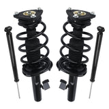 4Pcs Front & Rear Complete Shock Absorbers Strut Spring Assemblies for 2004-2010 Mazda