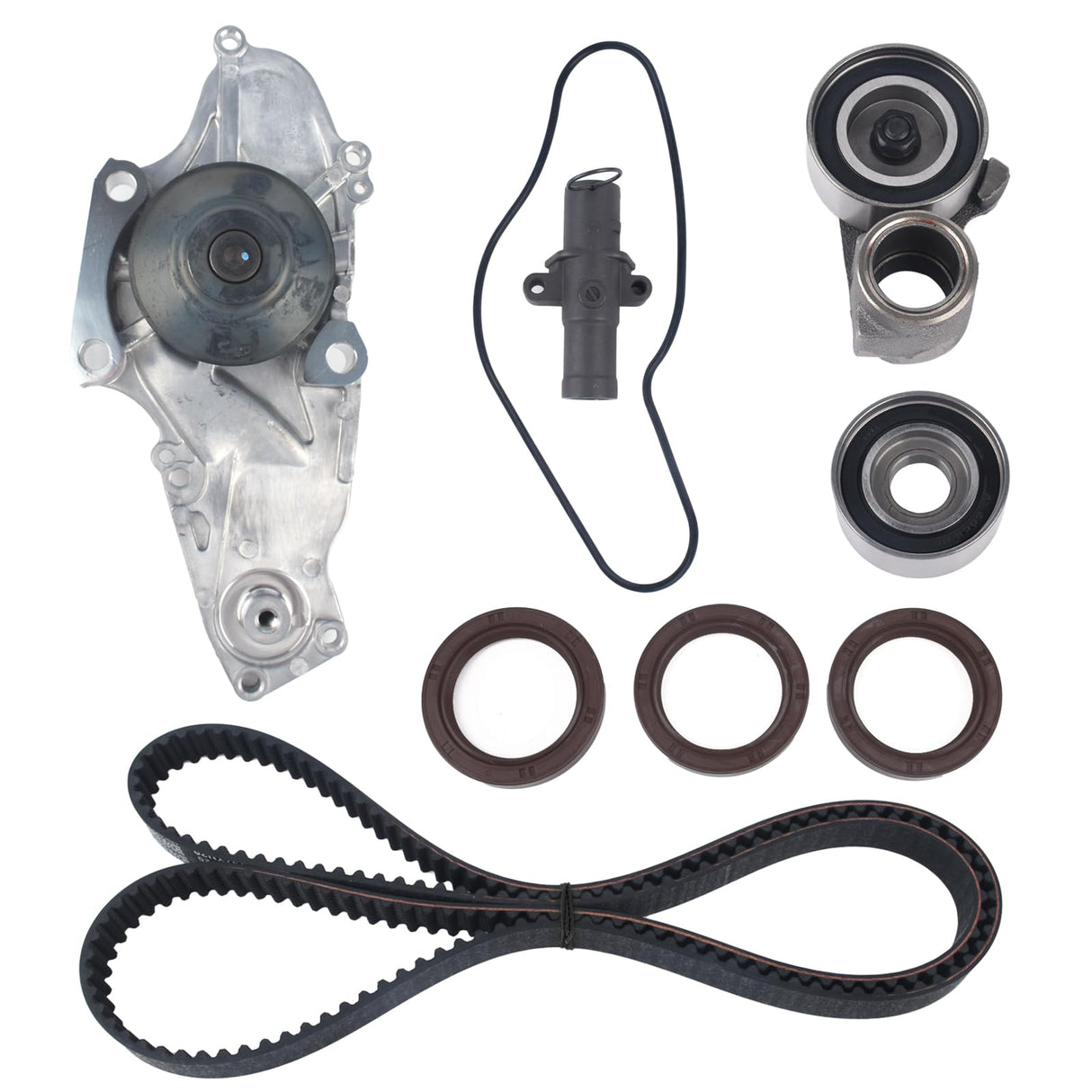 Timing Belt Kit with Water Pump for 2003-2017 Honda, 2003-2020 Acura, 2004-2007 Saturn