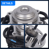 2Pcs 512594 Rear Wheel Bearing & Hub Assembly for 2017-2023 Chrysler Pacifica Voyager (FWD)