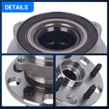 2Pcs 512337 Rear Wheel Bearing & Hub Assembly for 2006-2022 Lexus IS250 IS350 GS350 GS450h GS F