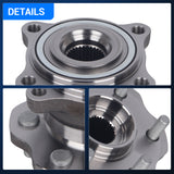 541003 Rear Wheel Bearing & Hub for 2005-2008 Nissan Armada, 2005-2012 Pathfinder