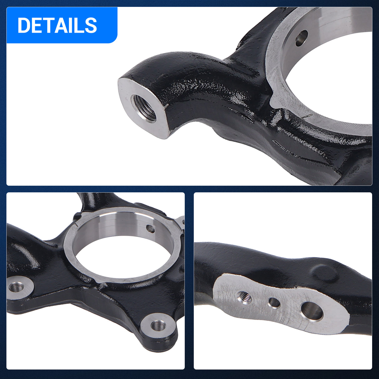 Front Right Steering Knuckle Assembly for 10-15 Lexus GX460, 03-15 Toyota 4Runner, 07-14 FJ Cruiser