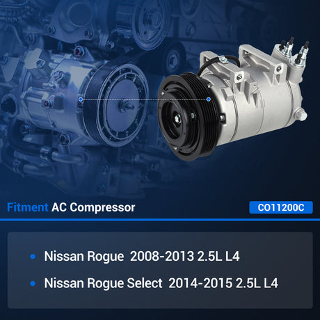 ac-compressor-with-clutch-for-2008-2013-nissan-rogue-2014-2015-nissan-rogue-select