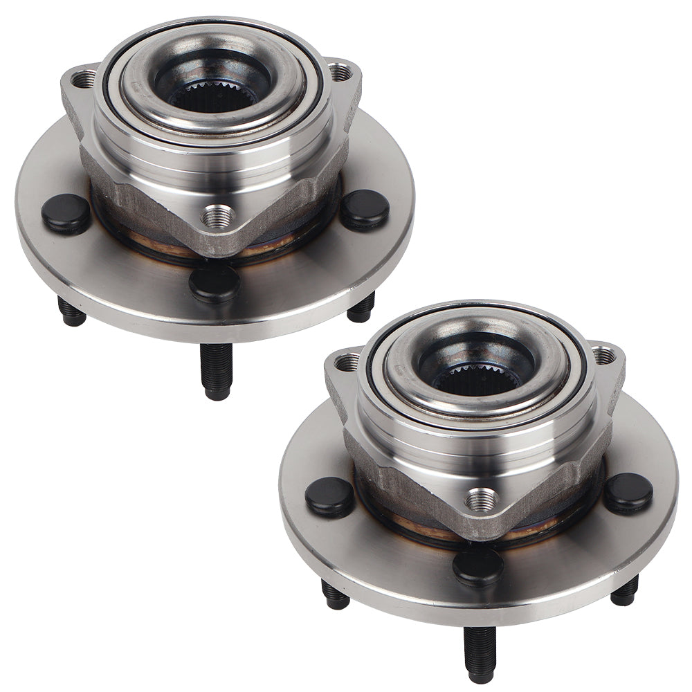 2Pcs Front Wheel Hub Bearing Assembly for 2005-2010 Dodge Dakota, 2006-2009 Mitsubishi Raider