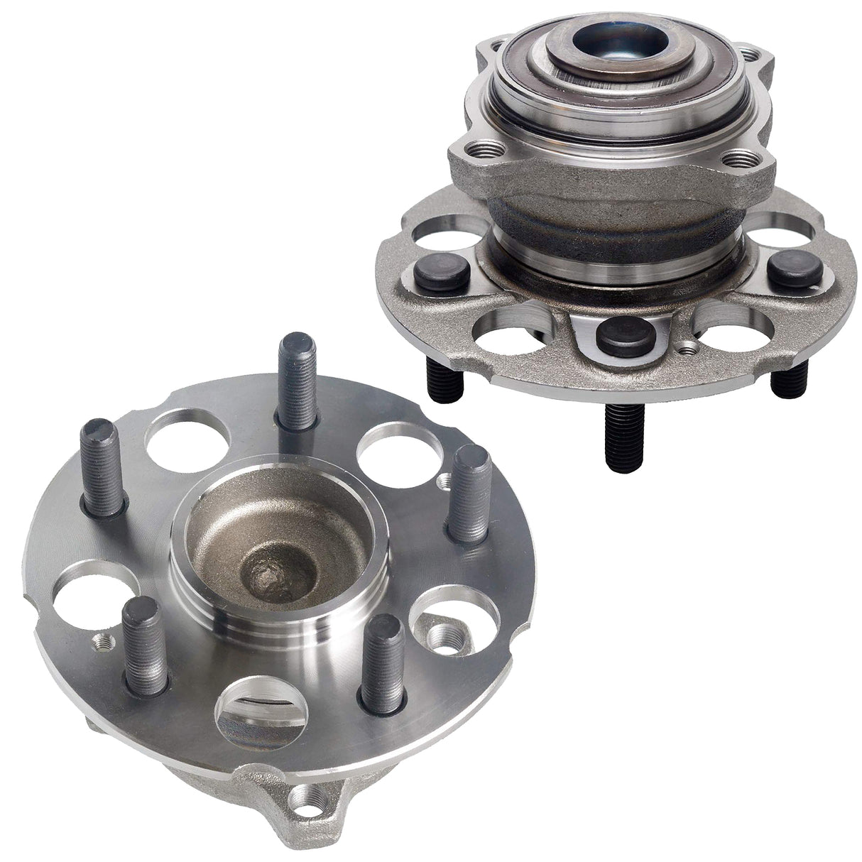 2Pcs 512344 Rear Wheel Bearing Hub Assembly for 2007-2015 Honda CR-V Crosstour (FWD)