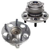 2Pcs 512344 Rear Wheel Bearing Hub Assembly for 2007-2015 Honda CR-V Crosstour (FWD)
