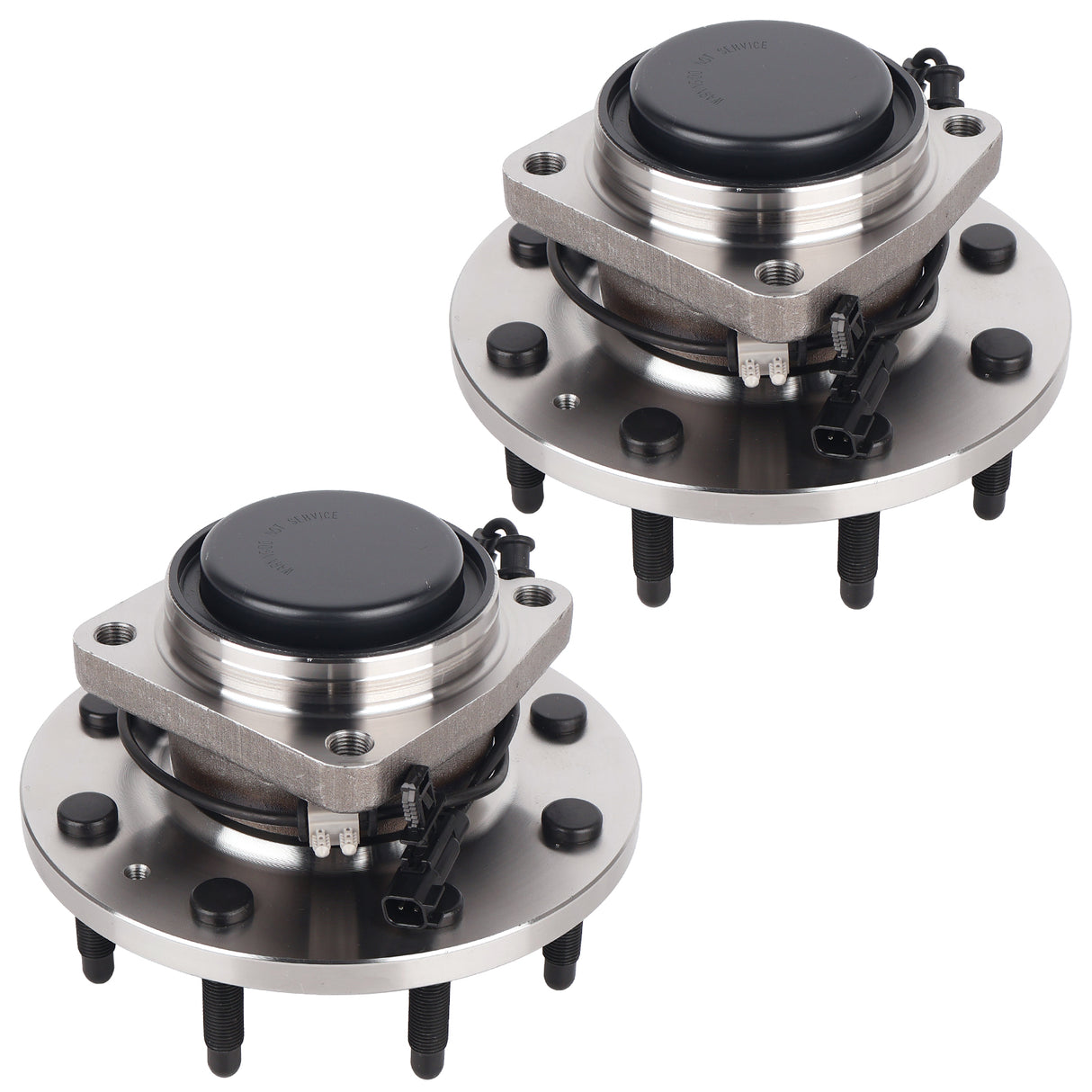 2Pcs Front Wheel Hub Bearing for 2011-2020 Chevy Silverado 2500 HD 3500 HD, GMC Sierra 2500 HD 3500 HD