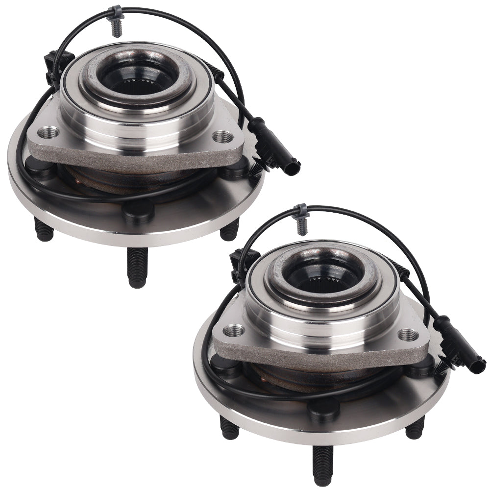 2Pcs Front Wheel Hub Bearings for 05-10 Dodge Dakota, 2011 Ram Dakota, 2006-2008 Mitsubishi Raider