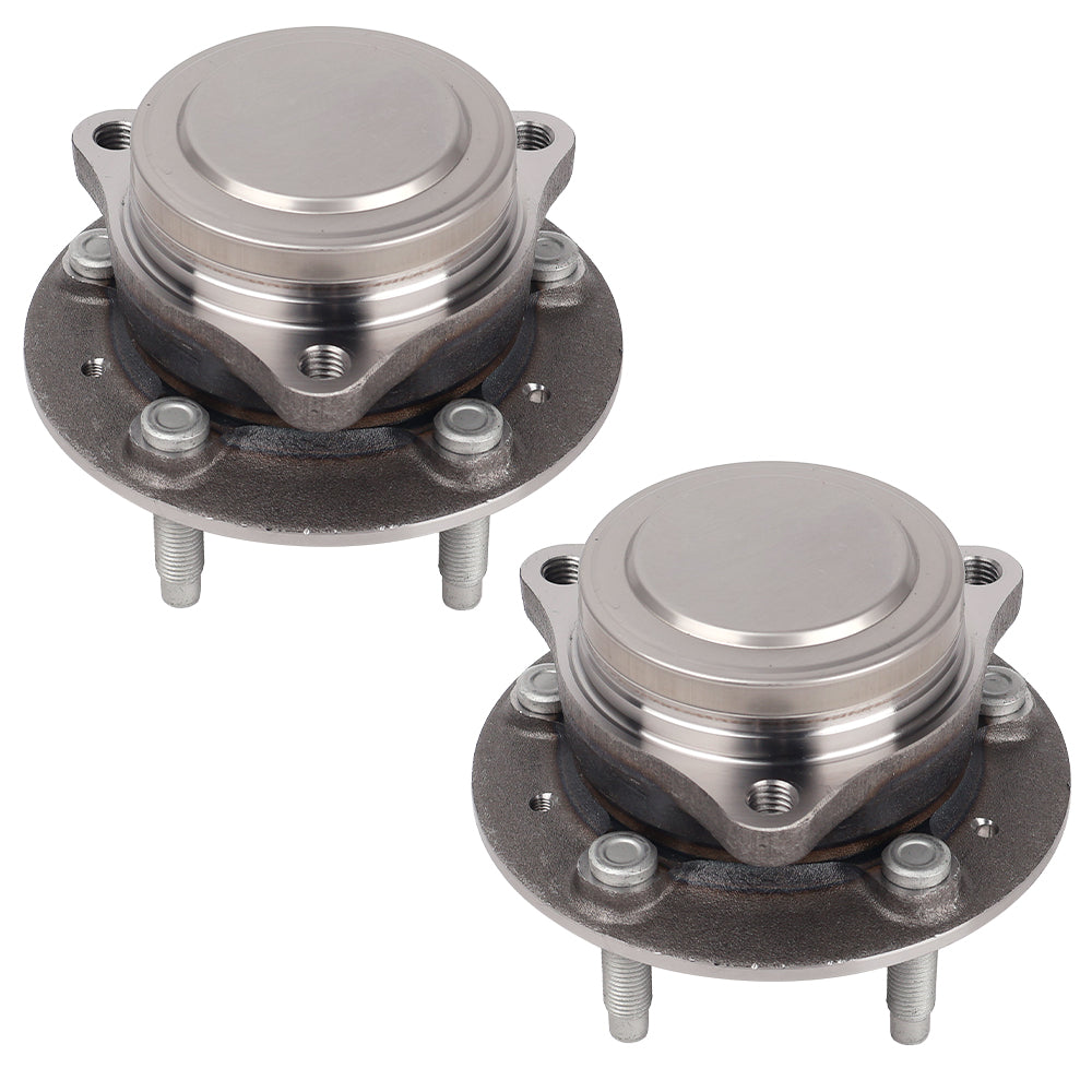 2Pcs Front & Rear Wheel Hub Bearing for 2018-2021 Chevy Equinox & GMC Terrain  FWD