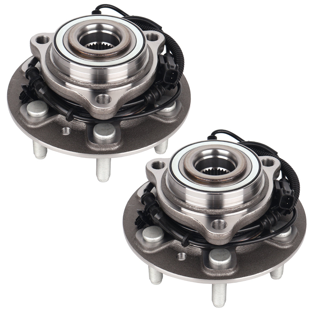 2Pcs Front Wheel Hub and Bearing Assembly for 2019-2020, 2022-2023 Dodge Ram 1500 4WD